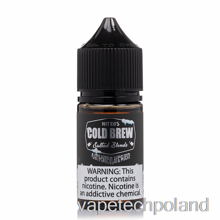 Vape Polska Mokka Z Białej Czekolady - Nitros Sole Na Zimno - 30ml 25mg